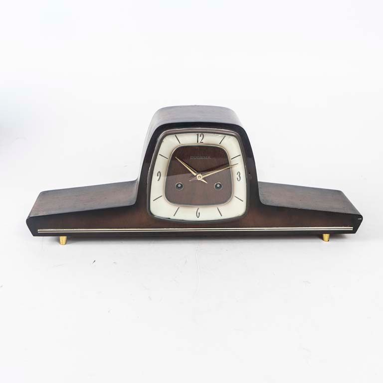 Reloj de Sobremesa Dugena Art Decó de Madera