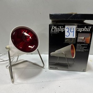 Lote siguiente: Lámpara Infrarroja Philips HP 3609 S con Caja