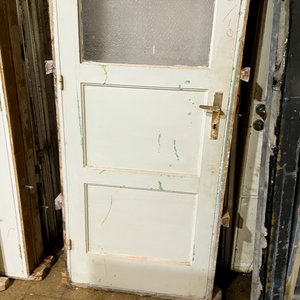 Dos Puertas Interiores de Madera y Vidrio (216x79 cm y 216x70 cm) - imagen 4