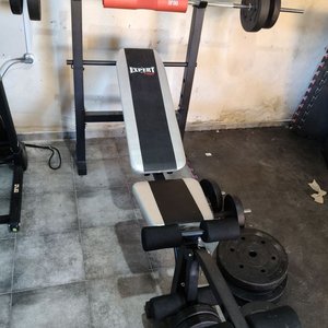 Gimnasio Multifunción Completo con Pesas y Barra - imagen 3