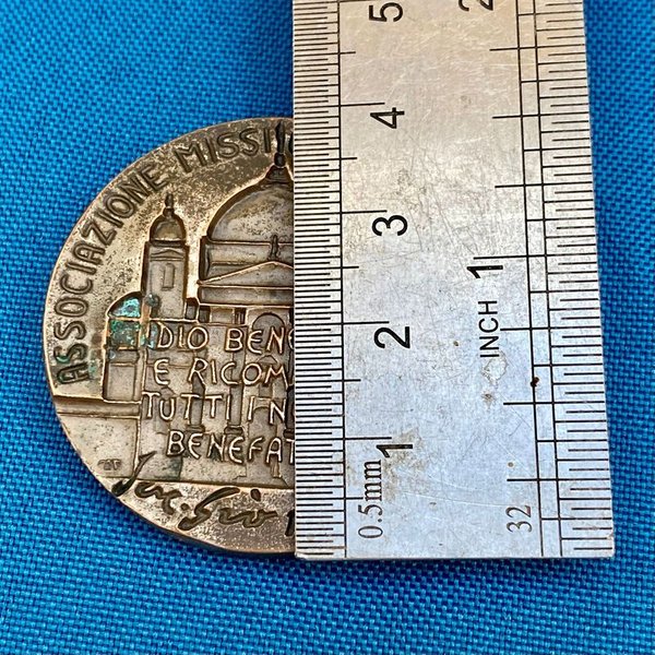 Medalla religiosa de Don Bosco, firmada MABA - imagen 9