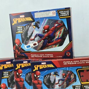 Juego de Mesa Spiderman 3D Marvel Puzzle 48 Piezas x4 - imagen 2