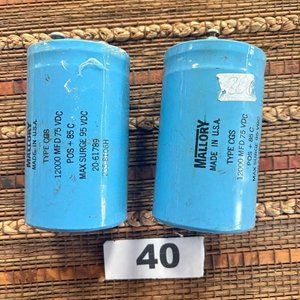 Lote de 2 Capacitores Mallory 12000 MFD 75 VDC - imagen 4