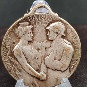 Medalla Patriótica Francesa Unifaz "París 1917" - Primera Guerra Mundial - imagen 3