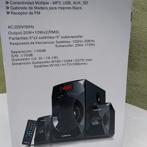 Reproductor Portátil PUNKTAL PK-HT95 Multimedia con Subwoofer - imagen 4