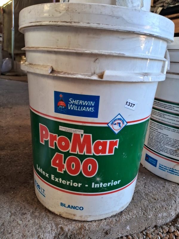 Lote siguiente: Latex Exterior-Interior Blanco Sherwin Williams