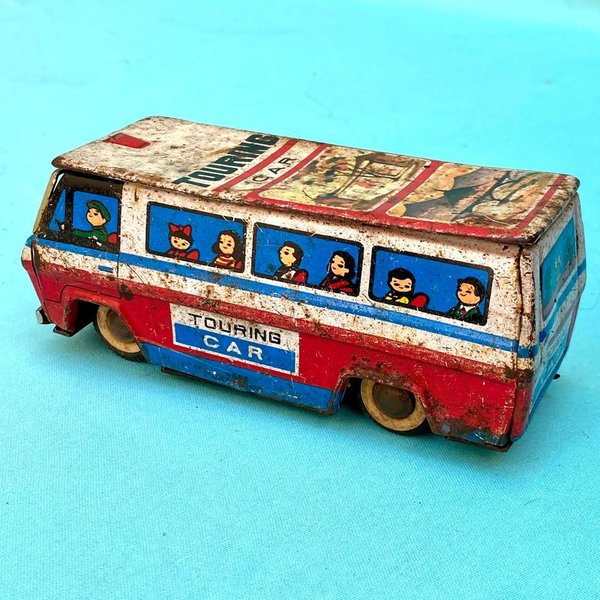 Antiguo autobús de lata litografiada para coleccionistas - imagen 3