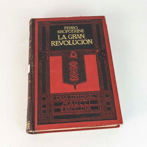 La Gran Revolución de Pedro Kropotkine - Edición Rústica Art Decó - imagen 1