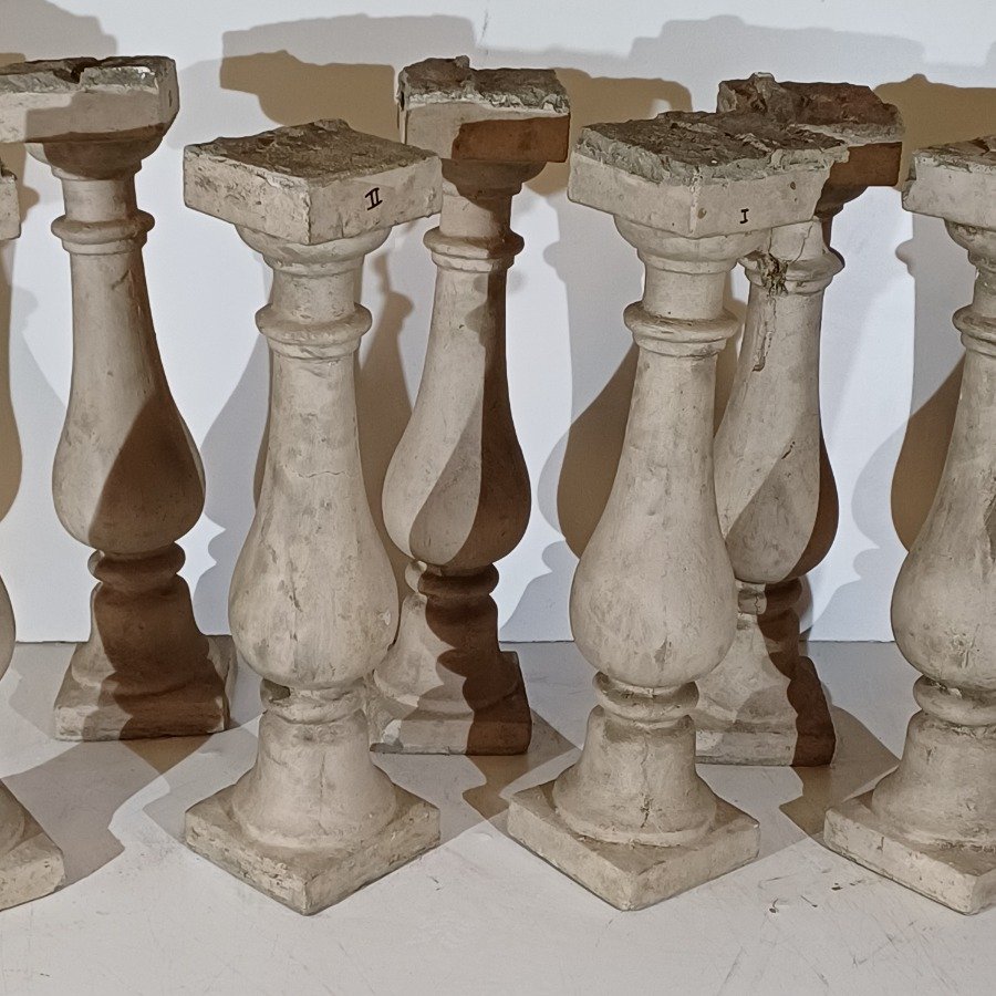 Lotes de nueve balaustras de concreto - imagen 4