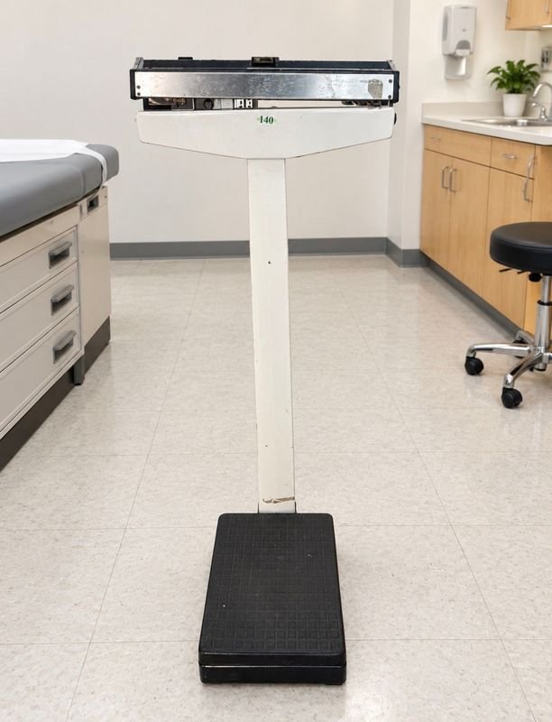 Balanza Médica Mecánica Health o meter Physician Balance Beam Scale con Pesas