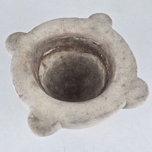 Antiguo Mortero de Mármol con Majadero de Madera - imagen 3
