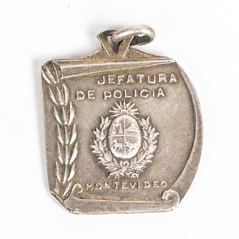Lote anterior: Medalla de plata uruguaya - Jefatura de Policía de Montevideo