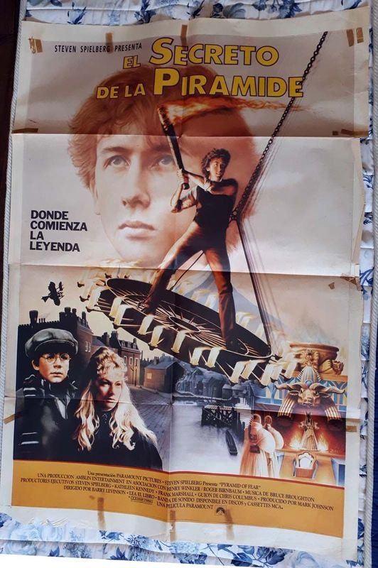 Poster Original "El Secreto de la Pirámide" (Young Sherlock Holmes) 1985