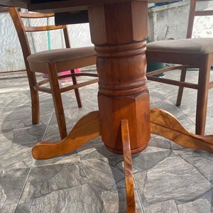 LOTE DESTACADO- Juego de comedor de madera - imagen 8