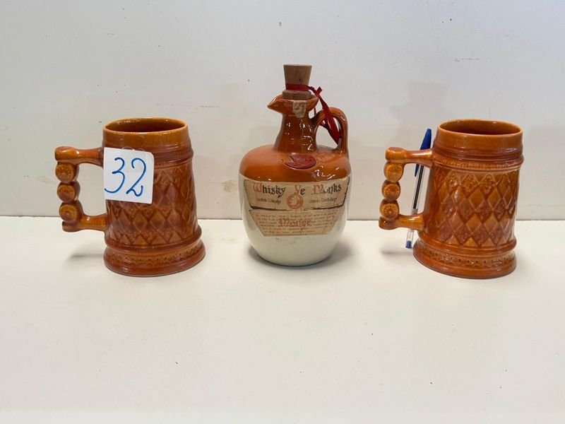 Jarras y Botella Céreo Antigua para Whisky - imagen 2