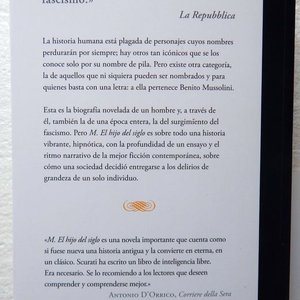 Libro "El Hijo Del Siglo" de Antonio Scurati - Novena Edición - imagen 4