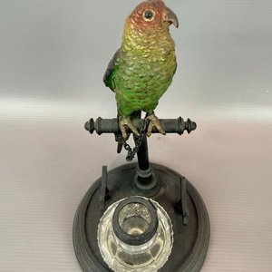 Tintero Decorativo con Figura de Loro - imagen 3