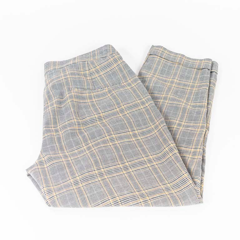 Pantalón de Dama Zara Cuadrillé Talle S
