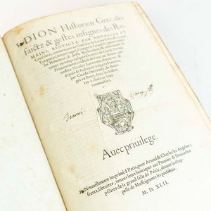 Historia Romana de Dion Casio - Edición París 1542 - imagen 2