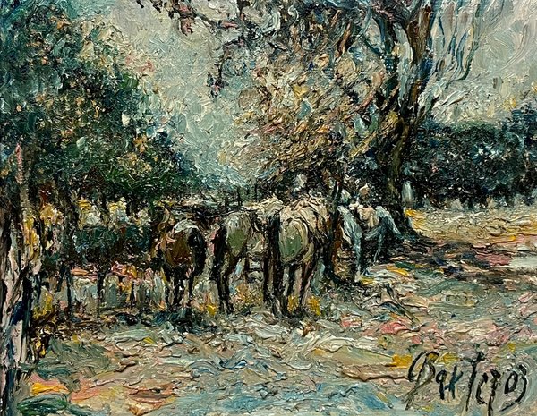 Ana Baxter "La Siesta" Óleo sobre Tela Firmado y Fechado 2003 - imagen 1