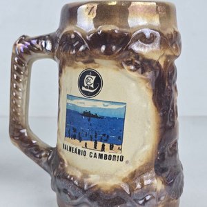 Jarras de Cerveza Antiguas de Cerámica Brasileña - imagen 2