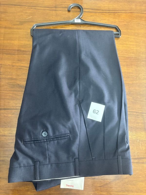 Pantalón de Vestir Azul Marino Talle 40 Hisud Martelletti