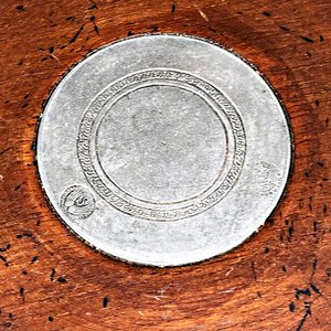 Dos Centros de Mesa en Madera y Peltre - imagen 3