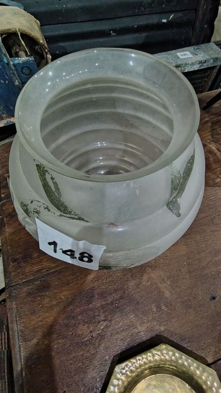 Vaso de vidrio en forma redonda con etiqueta - imagen 2