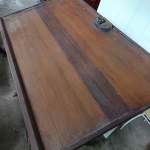 Mesa Antigua de Dibujante de Madera - imagen 5
