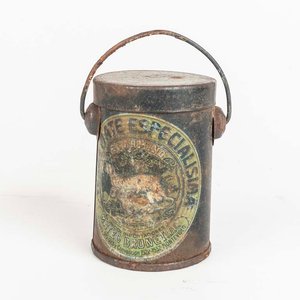 Lata de yerba mate La Especialista de chapa litografiada. - imagen 2