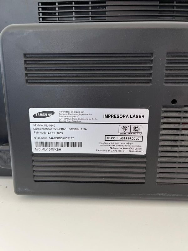 Impresora Samsung toner funcionando - imagen 3