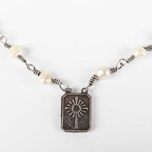 Lote anterior: Rosario de Plata con Perlas Naturales