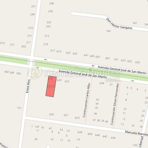 Lote siguiente: Mapa de Ubicación de Lote en Venta