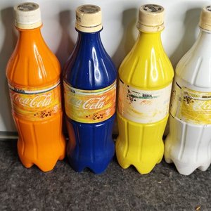 6 Botellas Plástico Coca-Cola Motivo Mundial - imagen 3
