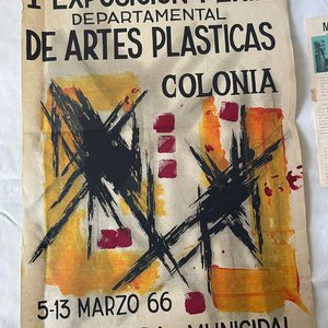 Lote de Colección: Afiche "1ª Exposición Feria Departamental de Artes Plásticas Colonia", Mini Guía de Colonia y Libro "Fogon y Olimpiada" - imagen 13