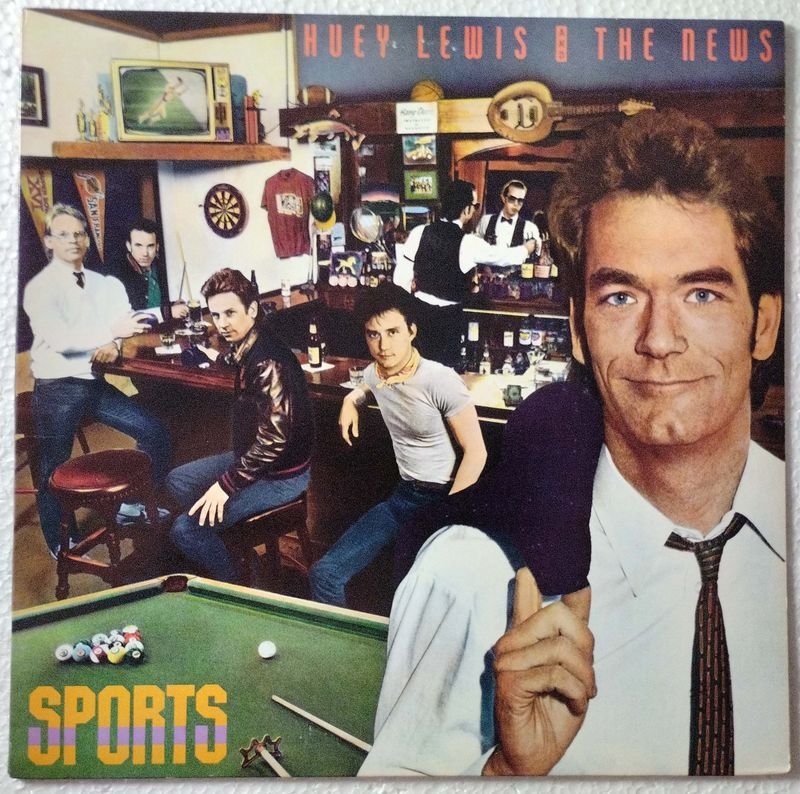 Lote siguiente: Huey Lewis y The News: Álbum "Sports" de 1983