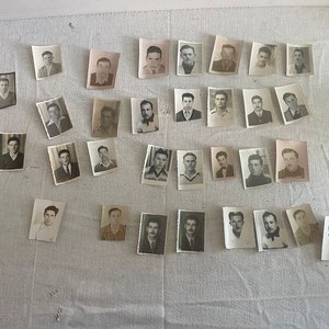 Lote de Fotos Antiguas de Ciclistas Uruguayos de Colonia - imagen 2