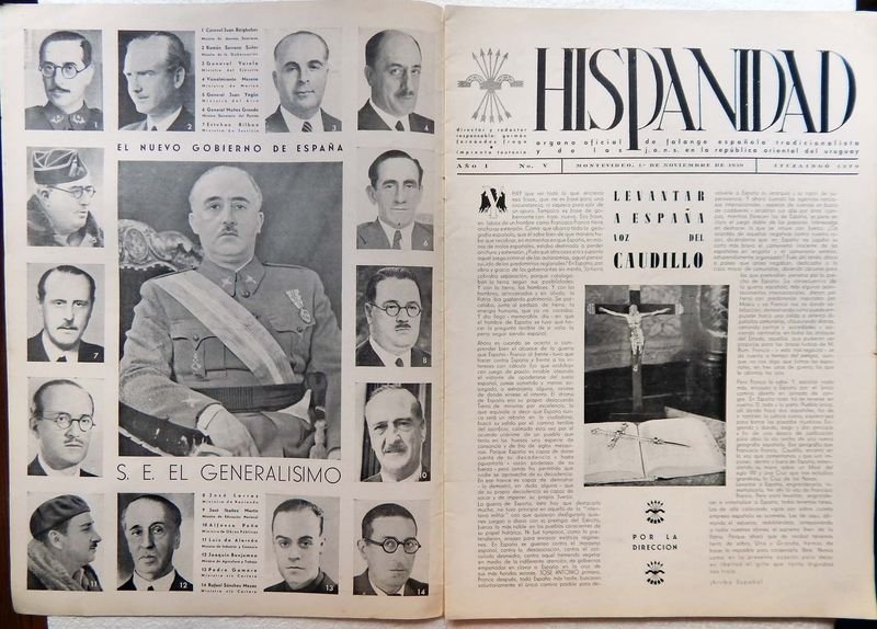 Revista Hispanidad: Publicación de la Falange Española Tradicionalista y de las J.O.N.S. en Uruguay - imagen 3