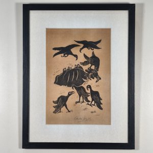 Grabado de Carlos González, Firmado y Fechado 1938 - imagen 2