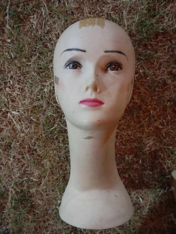 Cabeza de maniquí blanca para venta - imagen 1