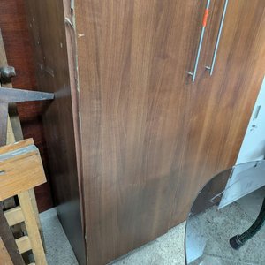 Ropero Melamínico de 2 Puertas con 5 Estantes - imagen 4