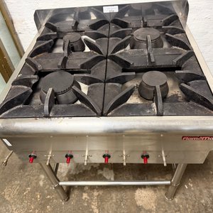 Anafe Industrial Flamemax 4 Fuegos Acero Inoxidable - 65x60x80cm - imagen 4
