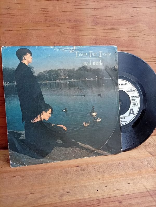 Vinilo Simple Tears For Fears "Mad World" 1982 - Made in England