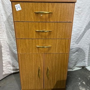Cajonera de Madera con 3 Cajones y 2 Puertas - imagen 2