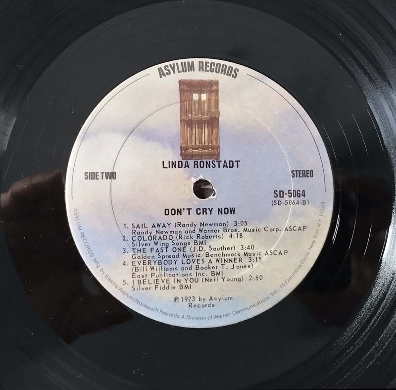 LINDA RONSTADT: "Don't Cry Now" LP Importado USA, 1973 - imagen 6