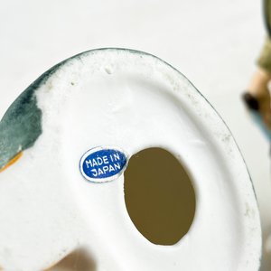 Pareja de Ancianos Orientales en Porcelana, Hechos en Japón - imagen 5