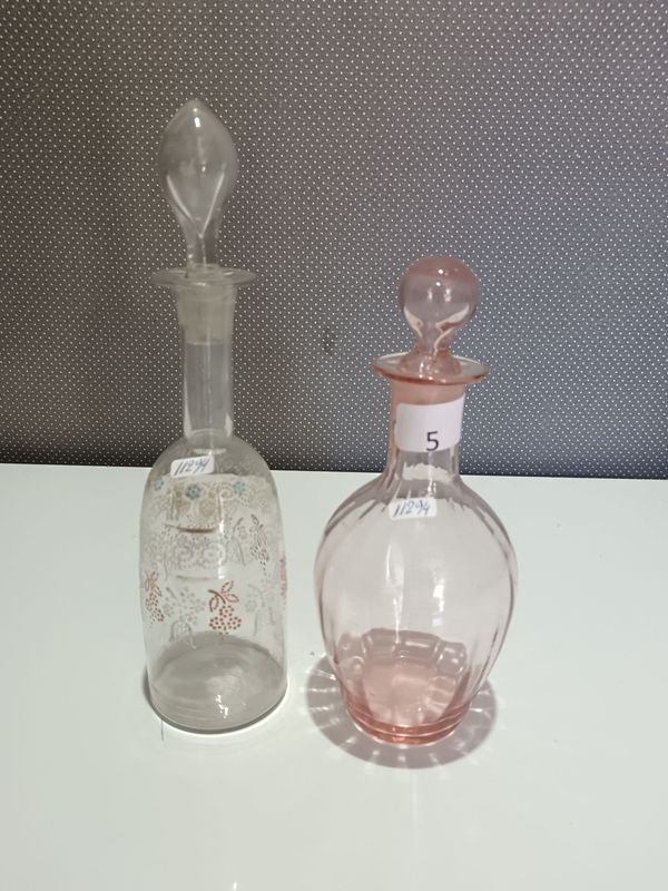 Dos botellones de cristal antiguos y valiosos - imagen 1