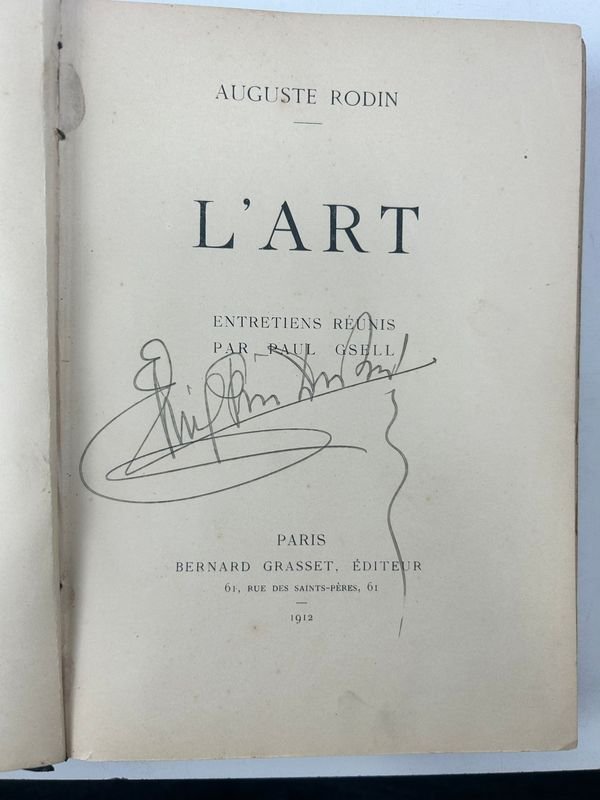 Libro de arte de Auguste Rodin, 1912 - imagen 2