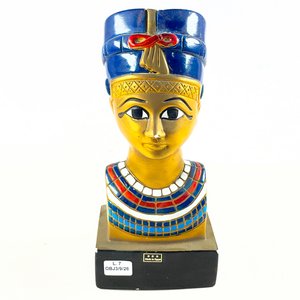 Lote siguiente: Busto de Nefertiti en Yeso, 26 cm
