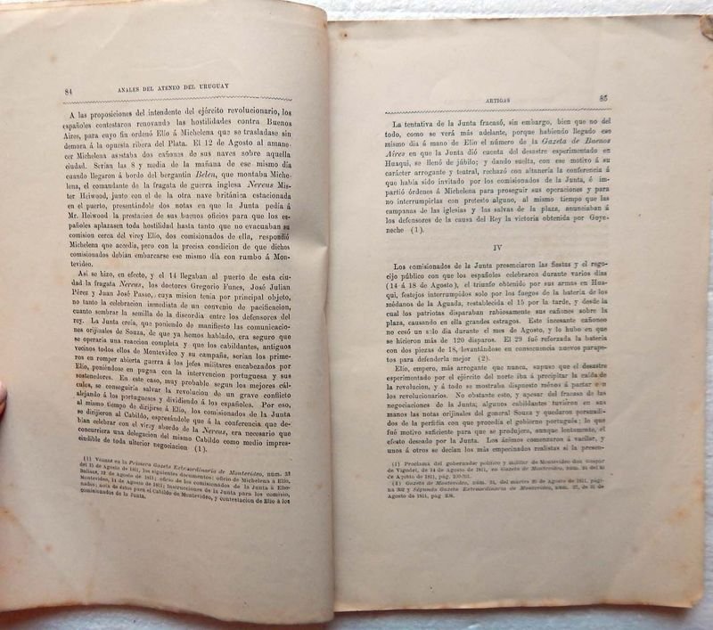 Revista Anales Del Ateneo Del Uruguay, publicación mensual de 1885 - imagen 3